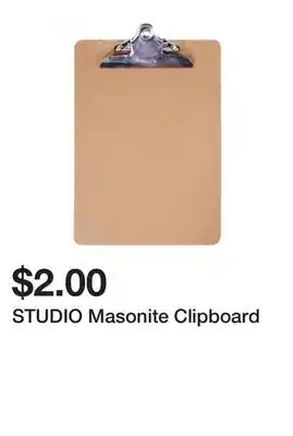 Dollarama STUDIO Masonite Clipboard offer