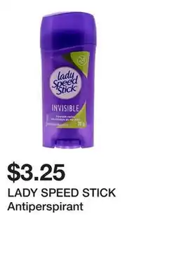 Dollarama LADY SPEED STICK Antiperspirant offer