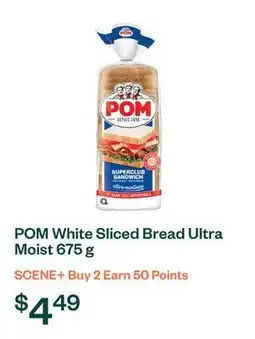 Voilà POM White Sliced Bread Ultra Moist 675 g offer