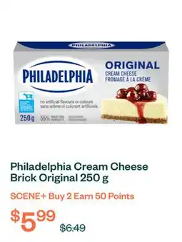 Voilà Philadelphia Cream Cheese Brick Original 250 g offer