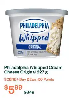 Voilà Philadelphia Whipped Cream Cheese Original 227 g offer