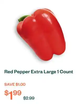 Voilà Red Pepper Extra Large 1 Count offer