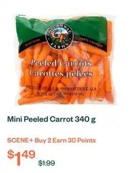 Voilà Mini Peeled Carrot 340 g offer