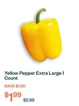 Voilà Yellow Pepper Extra Large 1 Count offer