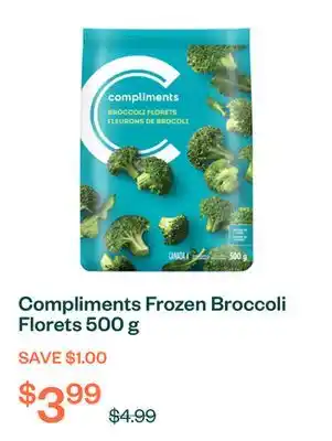 Voilà Compliments Frozen Broccoli Florets 500 g offer