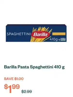 Voilà Barilla Pasta Spaghettini 410 g offer