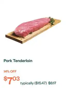 Voilà Pork Tenderloin offer