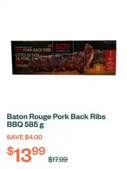 Voilà Baton Rouge Pork Back Ribs BBQ 585 g offer