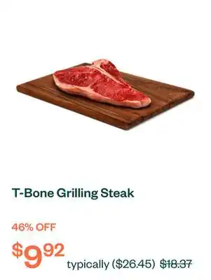 Voilà T-Bone Grilling Steak offer