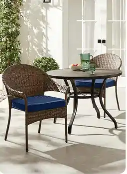 Walmart Pebbleton Stacking Wicker Chair Each offer