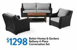 Walmart Better Homes & Gardens Bellamy 4-Piece Conversation Set offer