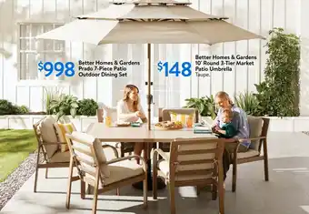 Walmart Better Homes & Gardens Prado 7-Piece Patio Outdoor Dining Set offer