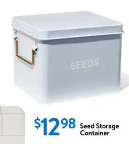 Walmart Seed Storage Container offer