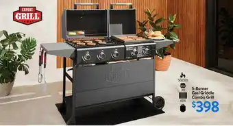 Walmart 5-Burner Gas/Griddle Combo Grill offer