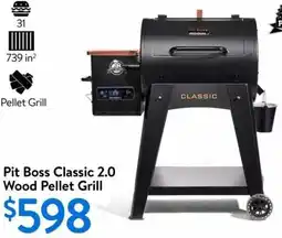 Walmart Pit Boss Classic 2.0 Wood Pellet Grill offer