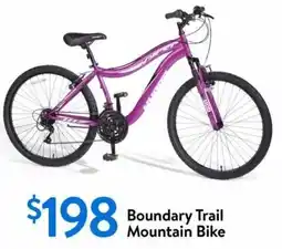 Walmart Boundary Trail Mountain Bike offer