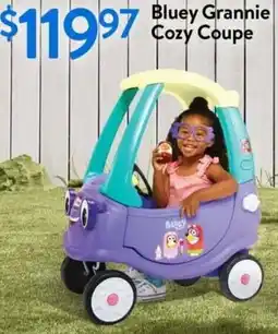 Walmart Bluey Grannie Cozy Coupe offer