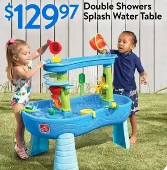 Walmart Double Showers Splash Water Table offer