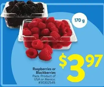 Walmart Raspberries or Blackberries offer