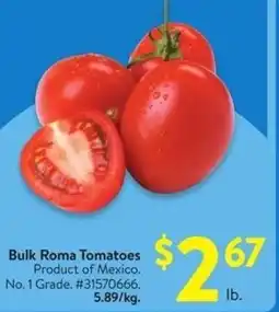 Walmart Bulk Roma Tomatoes offer