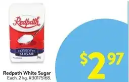 Walmart Redpath White Sugar offer