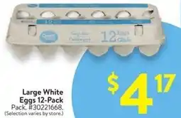 Walmart Large White Eggs offer