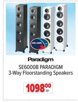 2001 Audio Video SE6000B PARADIGM 3-Way Floorstanding Speakers offer