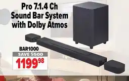 2001 Audio Video Pro 7.1.4 Ch Sound Bar System with Dolby Atmos offer