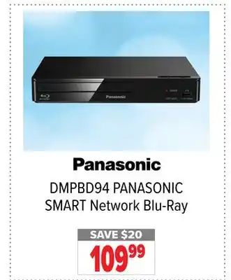 2001 Audio Video DMPBD94 PANASONIC SMART Network Blu-Ray offer