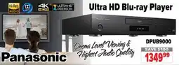 2001 Audio Video Panasonic DPUB9000 Ultra HD Blu-ray Player offer