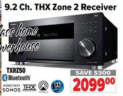 2001 Audio Video ONKYO TXRZ50 9.2 THX Zone 2 Receiver offer