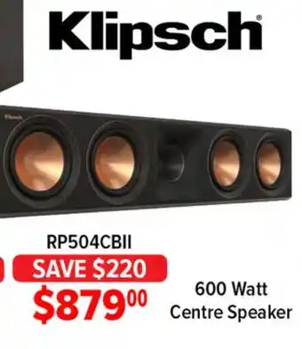 2001 Audio Video RP504CBII 600 Watt Centre Speaker offer