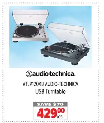 2001 Audio Video ATLP120XB AUDIO-TECHNICA USB Turntable offer