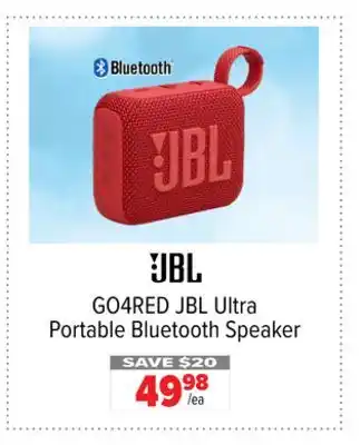 2001 Audio Video GO4RED JBL Ultra Portable Bluetooth Speaker offer