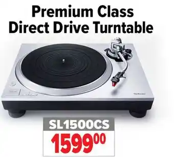 2001 Audio Video SL1500CS Premium Class Direct Drive Turntable offer