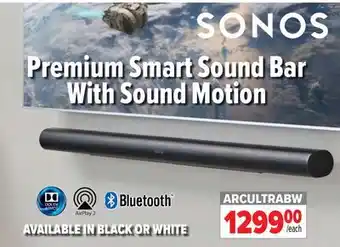 2001 Audio Video ARCULTRABW Premium Smart Sound Bar with Sound Motion offer