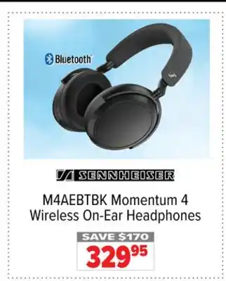 2001 Audio Video M4AEBTBK Momentum 4 Wireless On-Ear Headphones offer