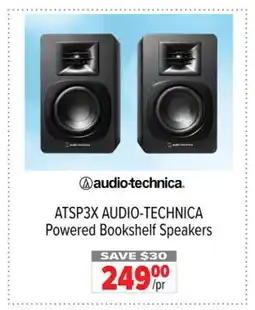 2001 Audio Video ATSP3X AUDIO-TECHNICA Powered Bookshelf Speakers offer