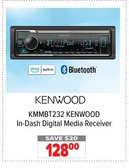 2001 Audio Video KMMBT232 KENWOOD In-Dash Digital Media Receiver offer