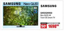 2001 Audio Video QN50QN90D Neo QLED 4K Tizen OS Smart TV offer