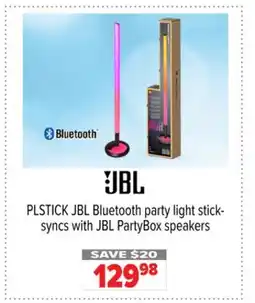 2001 Audio Video PLSTICK JBL Bluetooth party light stick- syncs with JBL PartyBox speakers offer