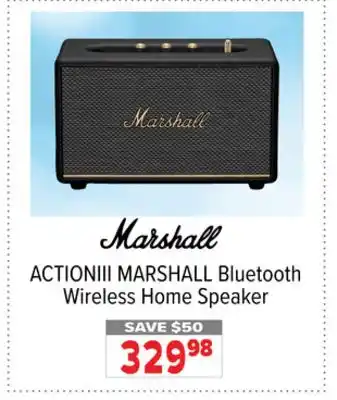 2001 Audio Video ACTIONIII MARSHALL Bluetooth Wireless Home Speaker offer