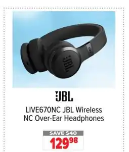 2001 Audio Video LIVE670NC JBL Wireless NC Over-Ear Headphones offer