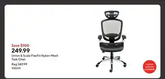 Staples Union & Scale FlexFit Hyken Mesh Task Chair offer