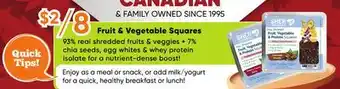 Healthy Planet Fruit & Vegetable Squares offer