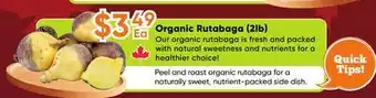 Healthy Planet Organic Rutabaga (2Ib) offer