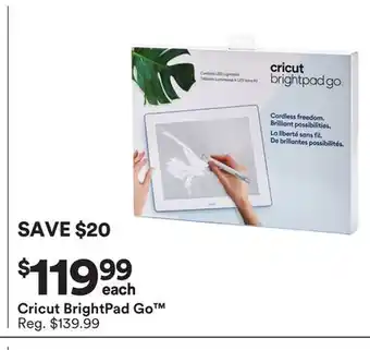 Michaels Cricut BrightPad Go offer