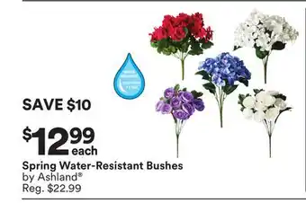 Michaels Spring Water-Resistant Bushes by Ashland offer