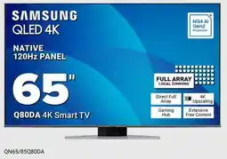 Visions Electronics Q80DA 85 4K Smart QLED TV offer