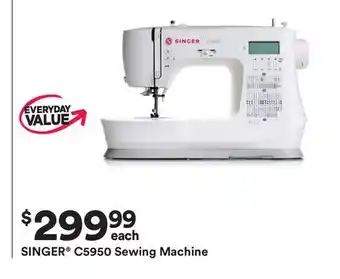 Michaels SINGER C5950 Sewing Machine offer